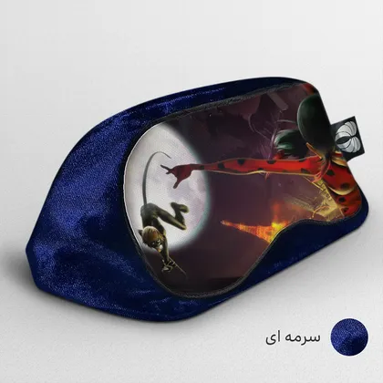چشم بند بچگانه کاوا ماسک مدل دختر کفشدوزکی کد16