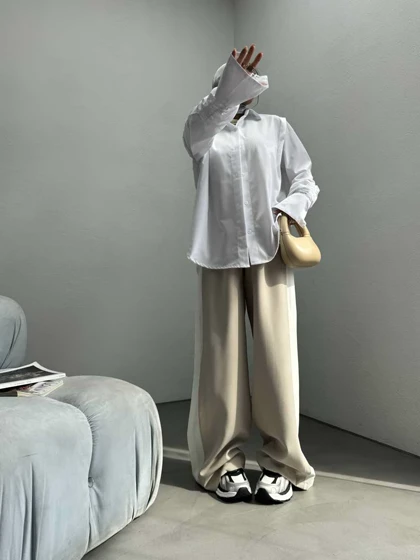 شومیز آستین کش 2 رنگ