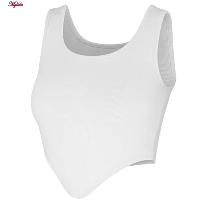 کراپ تاپ زنانه رنگ سفید ماییلدا مدل 5370-563