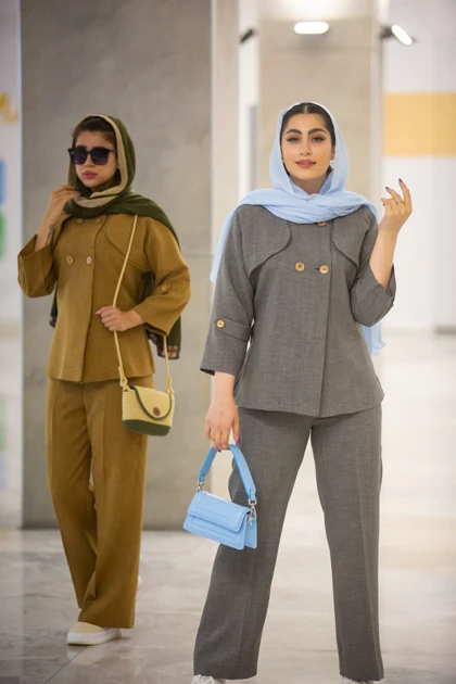 مانتو شلوار اسلپ پالیز