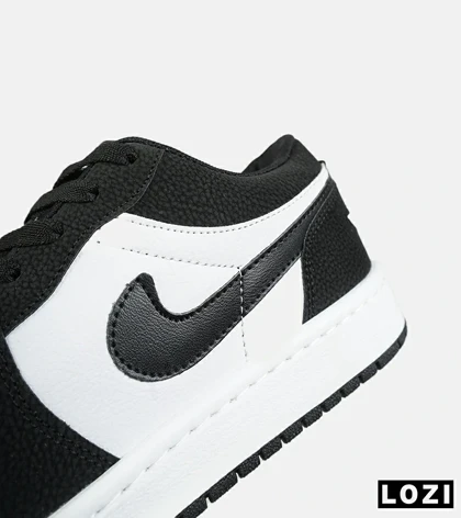 کفش کتانی مردانه و زنانه مشکی سفید 1 NIKE AIR JORDAN مدل 8462