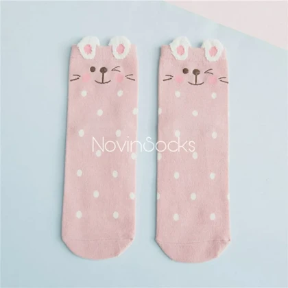 جوراب ساق‌دار طرح حیوانات مزرعه