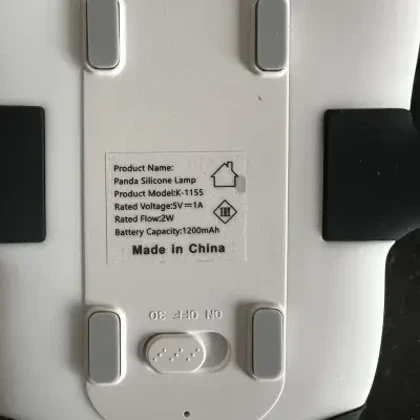 چراغ خواب ضربه ای سیلیکونی پاندا خسته