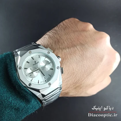 ساعت مچی مردانه برند هابلوت مدل Do1242 استیل