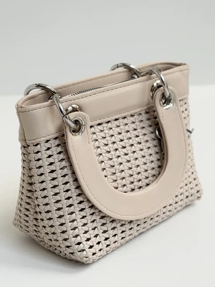 6843-کیف حصیری Dior
