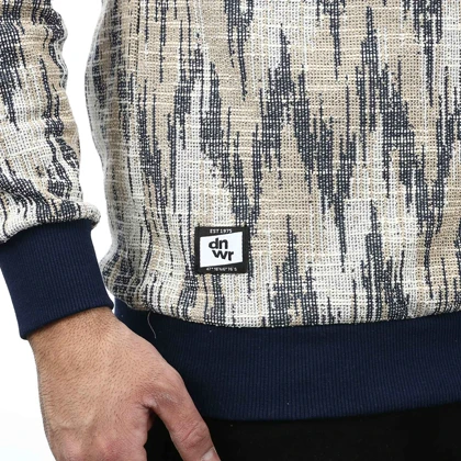 بلوز آستین بلند نیم زیپ مردانه مدل 61018812