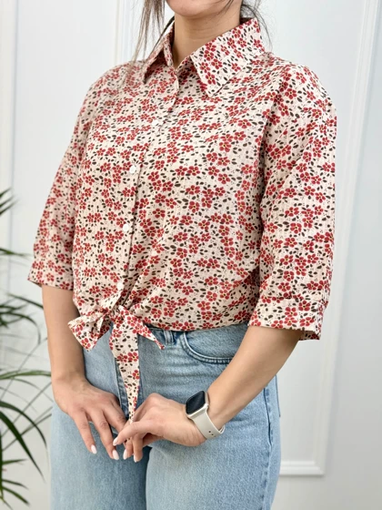 شومیز پایین گره‌ای Spring