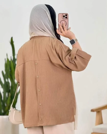 شومیز تک جیب سلنا