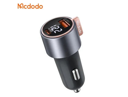شارژر فندکی فست شارژ ماشین تایپ سی 75 وات مک دودو CC-369