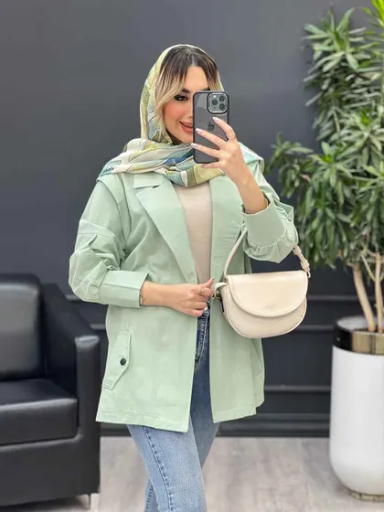 مانتو لینن سر شانه ژیله