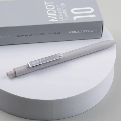 خودکار ژله ای مشکی کاکو KACO مدل k1025 با نوک 0.5 میلی متری 10 عددی