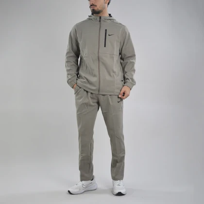 ست سویشرت و شلوار گرمکن اسپرت نایک مدل 17008 خاکی