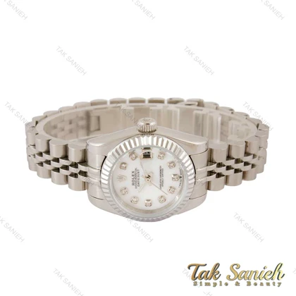 ساعت رولکس زنانه دیت جاست نقره ای اسمال Rolex-4415-L