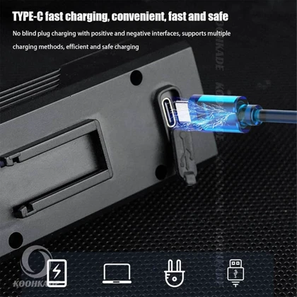 چراغ جلو شارژی دوچرخه NITRO کد 469