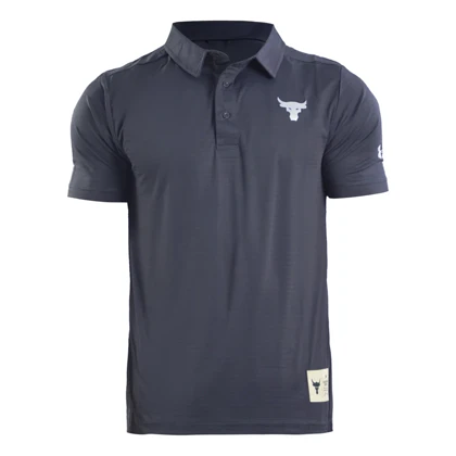 پولوشرت ورزشی مردانه آندر آرمور مدل Heat Gear-399 طوسی تیره