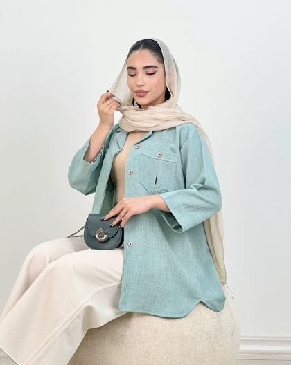 شومیز دوجیب ماهسیما(72)کد:4933