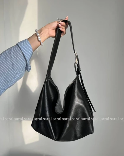 کیف چرم تک دسته کژوال