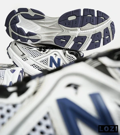 کفش کتانی مردانه و زنانه سفید مشکی سرمه ای NEW BALANCE 1064 V.2