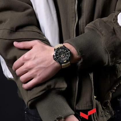 ساعت مچی مردانه نیوی فورس NAVIFORCE مدل NF9204N B/B/Y