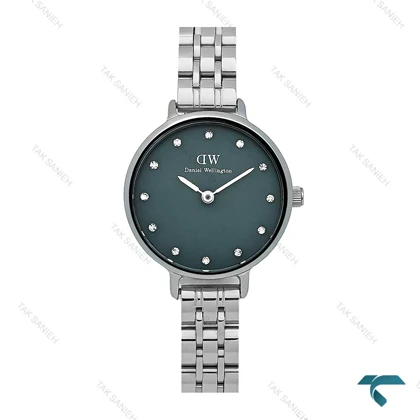 ساعت مچی دنیل ولینگتون زنانه نقره ای اسمال ایندکس نگین DW-7829-L