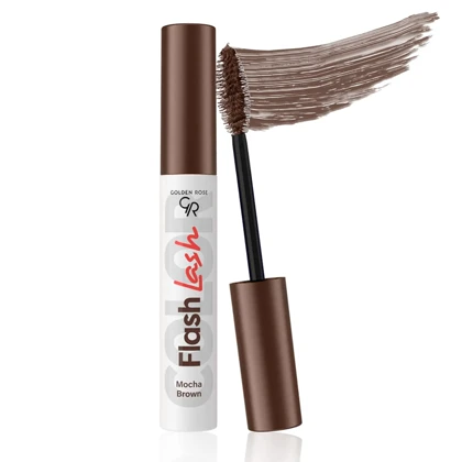 ریمل گلدن رز ,مدل Flash Lash رنگ Mocha Brown شماره 08