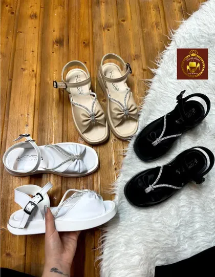 صندل نگینی مجلسی و تابستانه دخترانه زنانه 13345