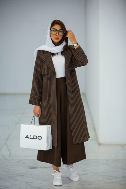 مانتو دیپلمات ژیله دار بلند