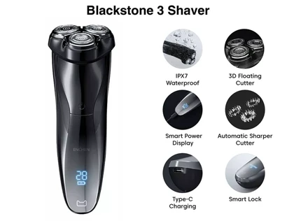 ماشین ریش تراش شیائومی Xiaomi Enchen BlackStone 3 Electric Shaver IPX7