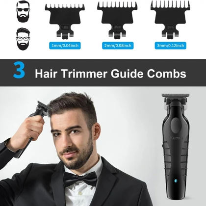 ماشین اصلاح سر و صورت کمی KEMEI مدل KM-2299 شارژی