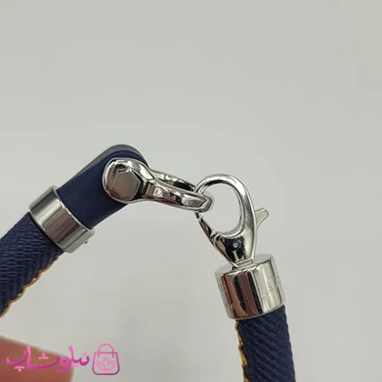 دستبند امگا رابر سرمه ای مردانه سایز لارج کیفیت مستر (طراحی جدید) کد 1350
