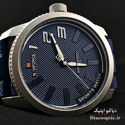 ساعت مچی اورجینال مردانه موتور ژاپن برند نیوی فورس مدل NF9202 بند رابر