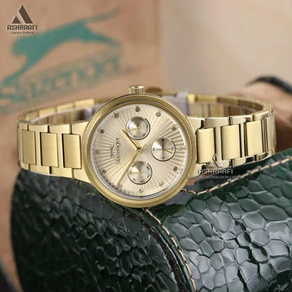 ساعت اسلازنجر طلایی Slazenger SL.09.2466.4.02