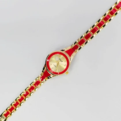 ساعت مچی زنانه مجلسی EHHE نگین‌دار با موتور کوارتز