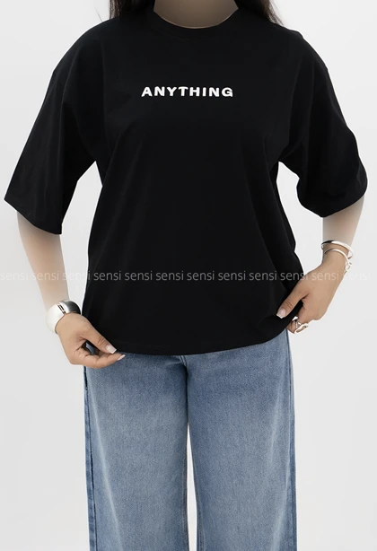 تیشرت باکسی چاپی کد1006395