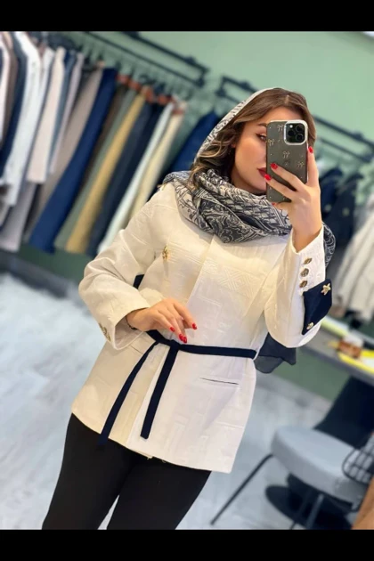 کت زمستانه لاکرا یقه خلبانی آستردار