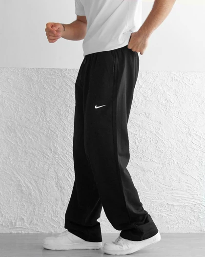 شلوار اسلش دو نخ برند نایکی در رنگ بندی Baggy Pants Nike brand