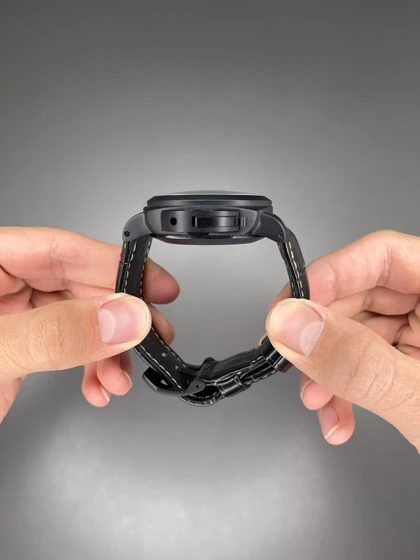 ساعت مچی پنرای رادیومیر بند چرمی مشکی صفحه مشکی Panerai Radiomir