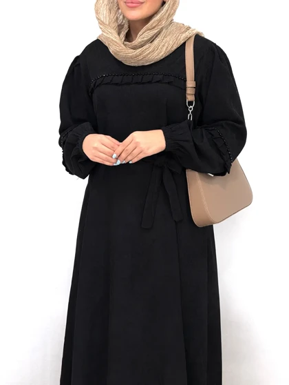 پیراهن مانتویی سنگ دوزی دلارام