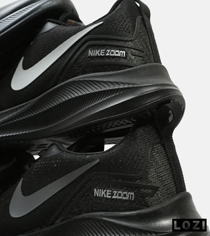 کفش کتانی بزرگ پا مشکی Nike air zoom مدل 5966