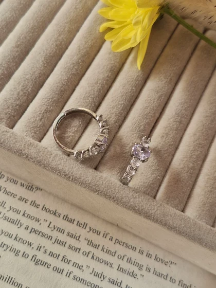 انگشتر جواهری فری سایز بیضی