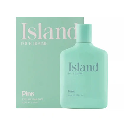 ادوپرفیوم مردانه پینک ویژوآل مدل Island حجم 100 میلی لیتر طرح مدرن