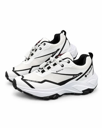 کفش کتانی رانینگ مردانه کلمبیا گورتکس سفید مشکی Columbia Goretex