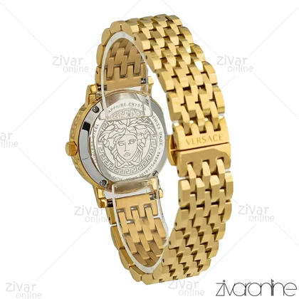 ساعت ورساچه زنانه طلایی صفحه مشکی 107254