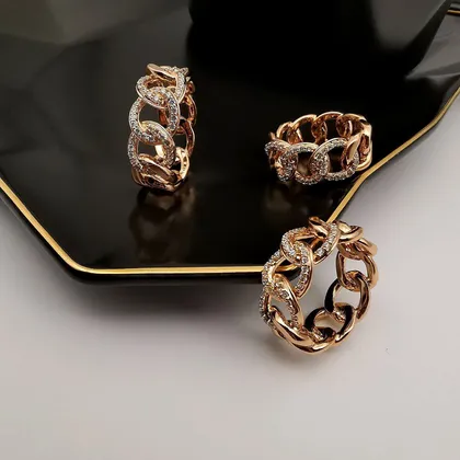انگشتر کارتیر نگین‌دار ژوپینگ