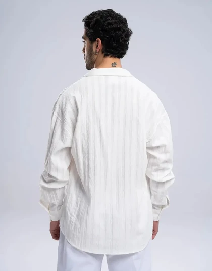 آستین بلند ژاکارد یقه انگلیسی