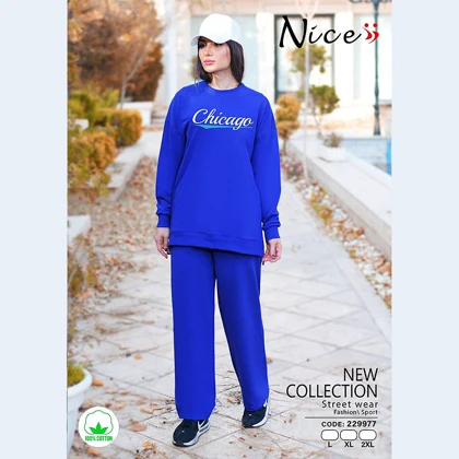 ست بلوز شلوار زنانه استایل بگ نایس 2138