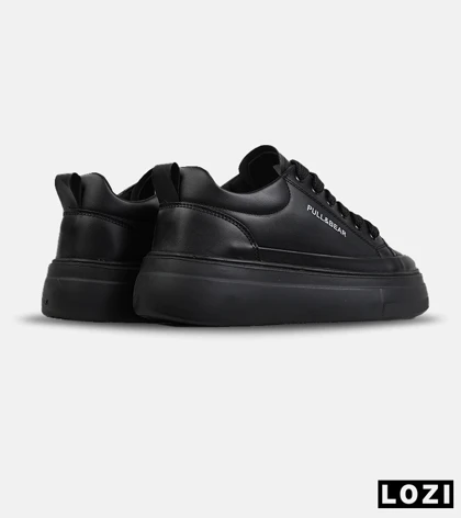 کتانی کژوال پول اند بیر مشکی زنانه خرید کفش اسپرت Pull&Bear مدل 9087