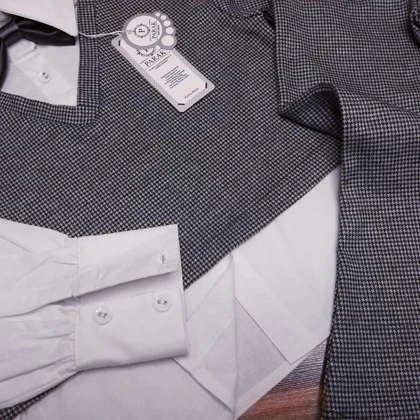 بلوز شلوار بوتکات مجلسی دخترانه پاپیون