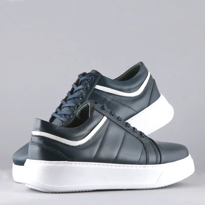 کفش روزمره مردانه چرم یلسان مدل شوان کد 540-GN