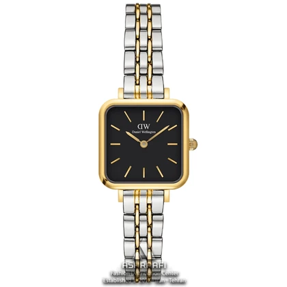 ساعت دنیل ولینگتون صفحه مشکی Daniel Wellington Quadro SGK